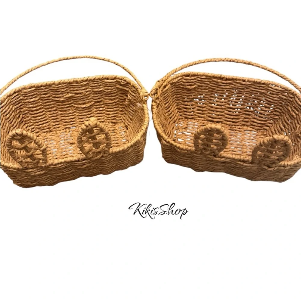 Target- Wicker Easter Bunny Baskets Set of 2 **** 2024 Release***